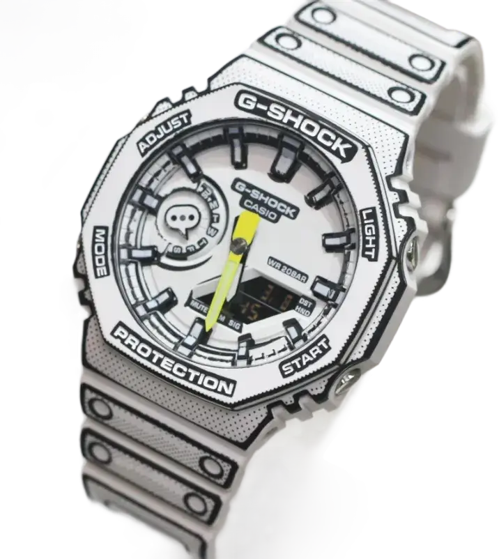Casio G-Shock H-Shock Manga Edition White